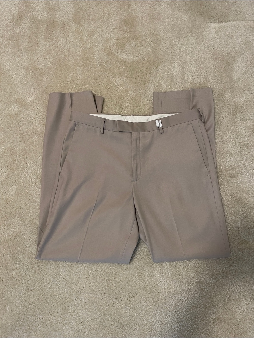 Kenneth Cole Reaction Men's Dress Pants in Taupe Beige